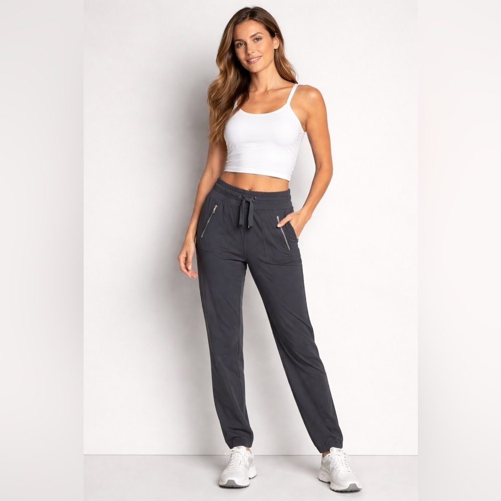 Athleta Charcoal Gray Jogger Pants size 4